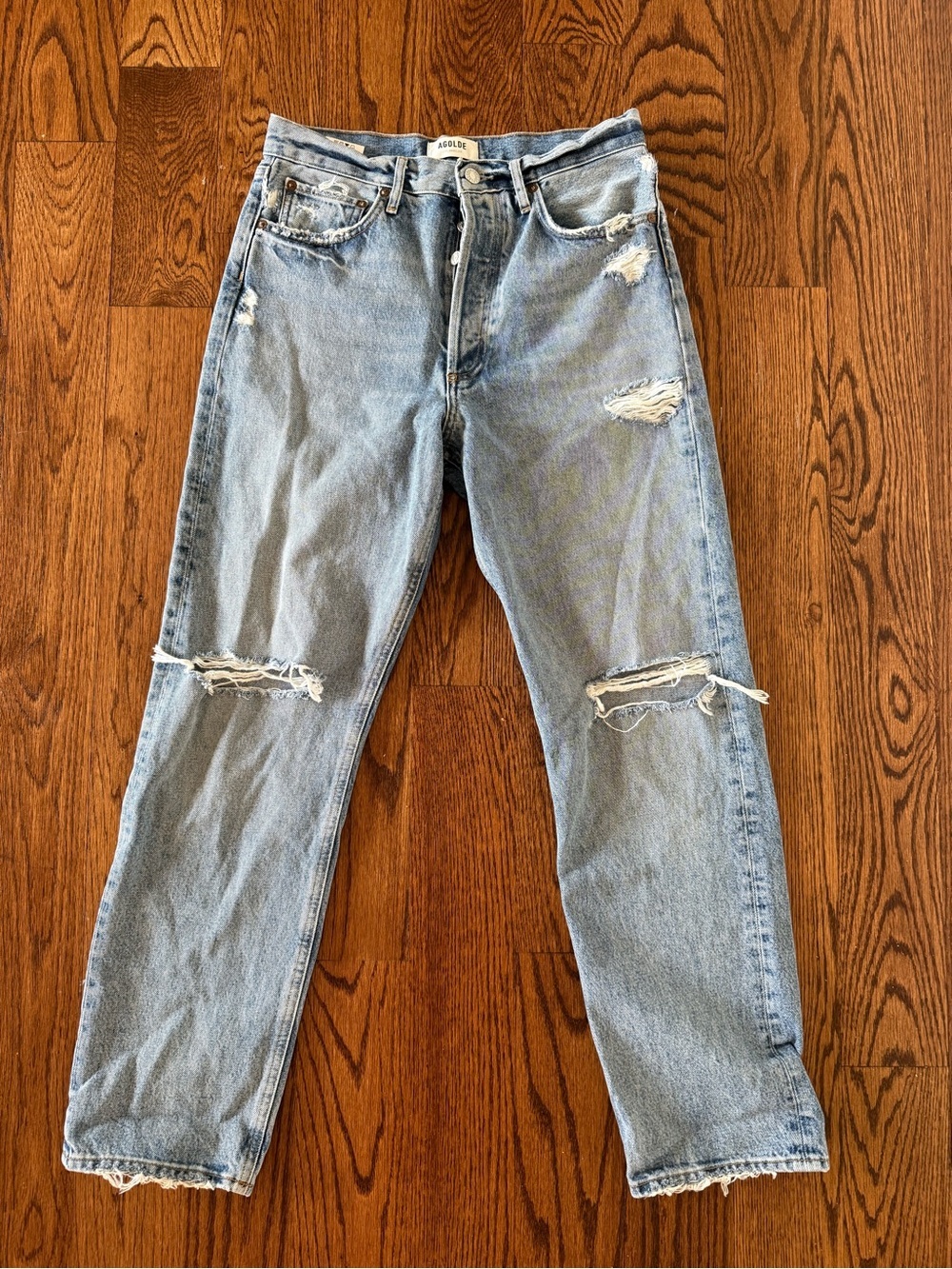 Agolde 90s mid rise straight leg jeans